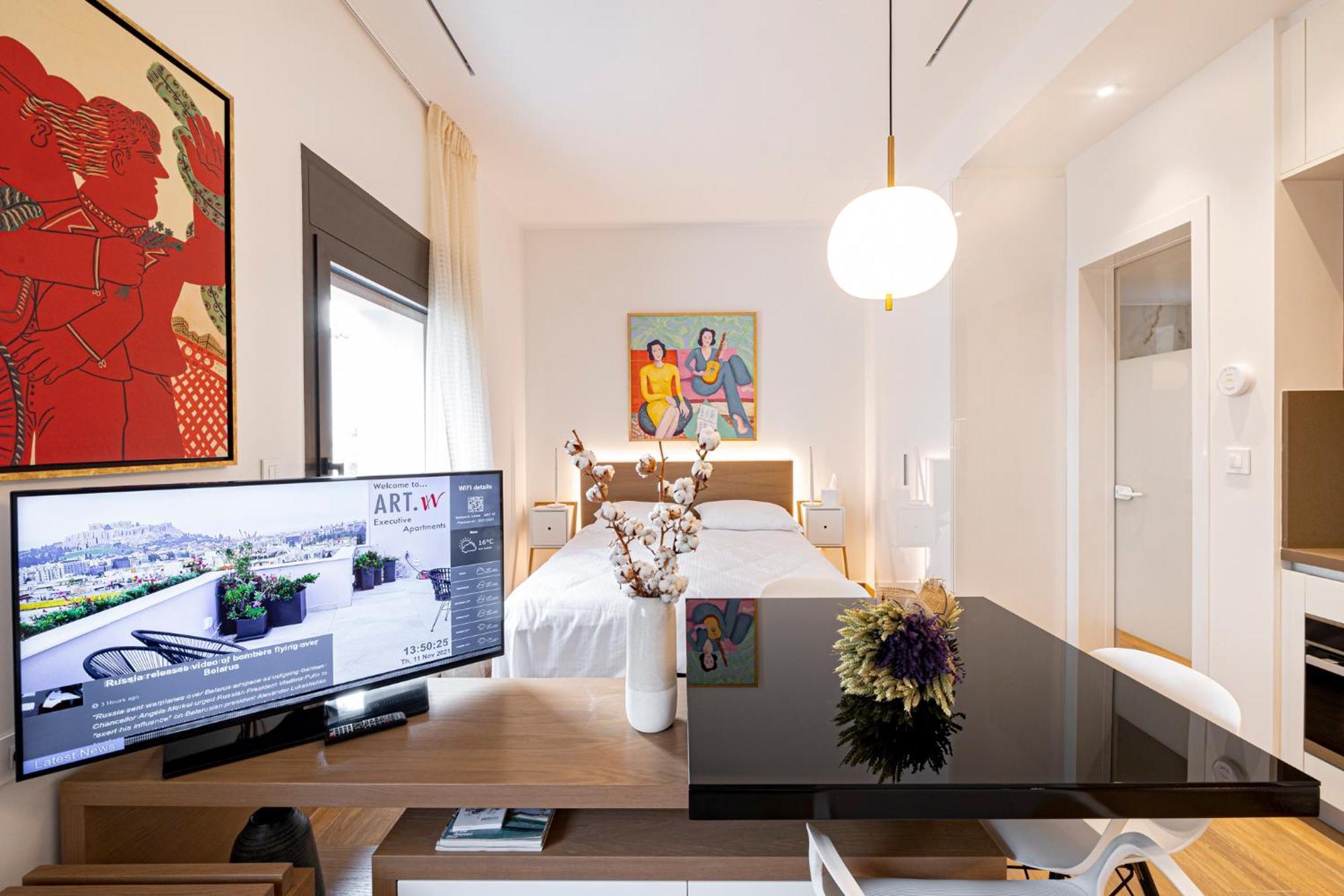 Art-W Executive Apartments Atene Esterno foto